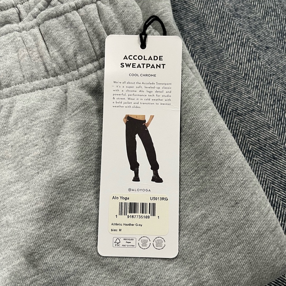 alo accolade sweatpants | size M - Picture 6 of 6